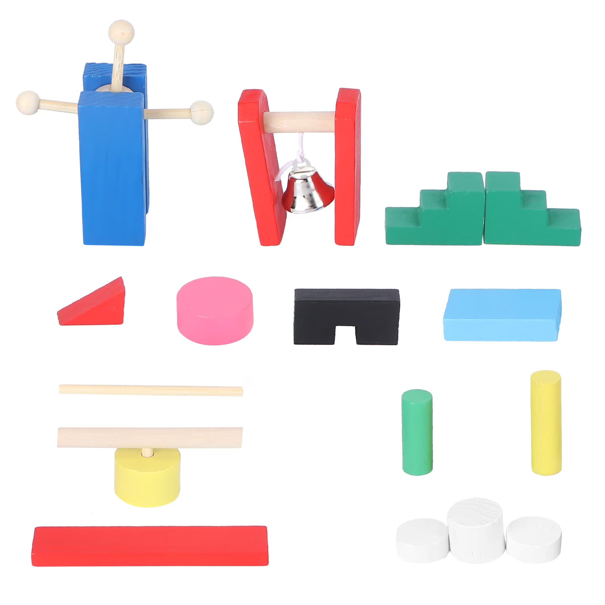 Wooden Domino Blocks Building Toy L138