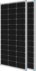 2PCS 100 Watt 12 Volt Monocrystalline Solar Panels N7458