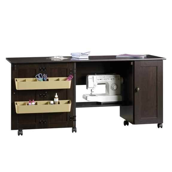 Sewing Craft Cart in Cinnamon Cherry Finish H590921