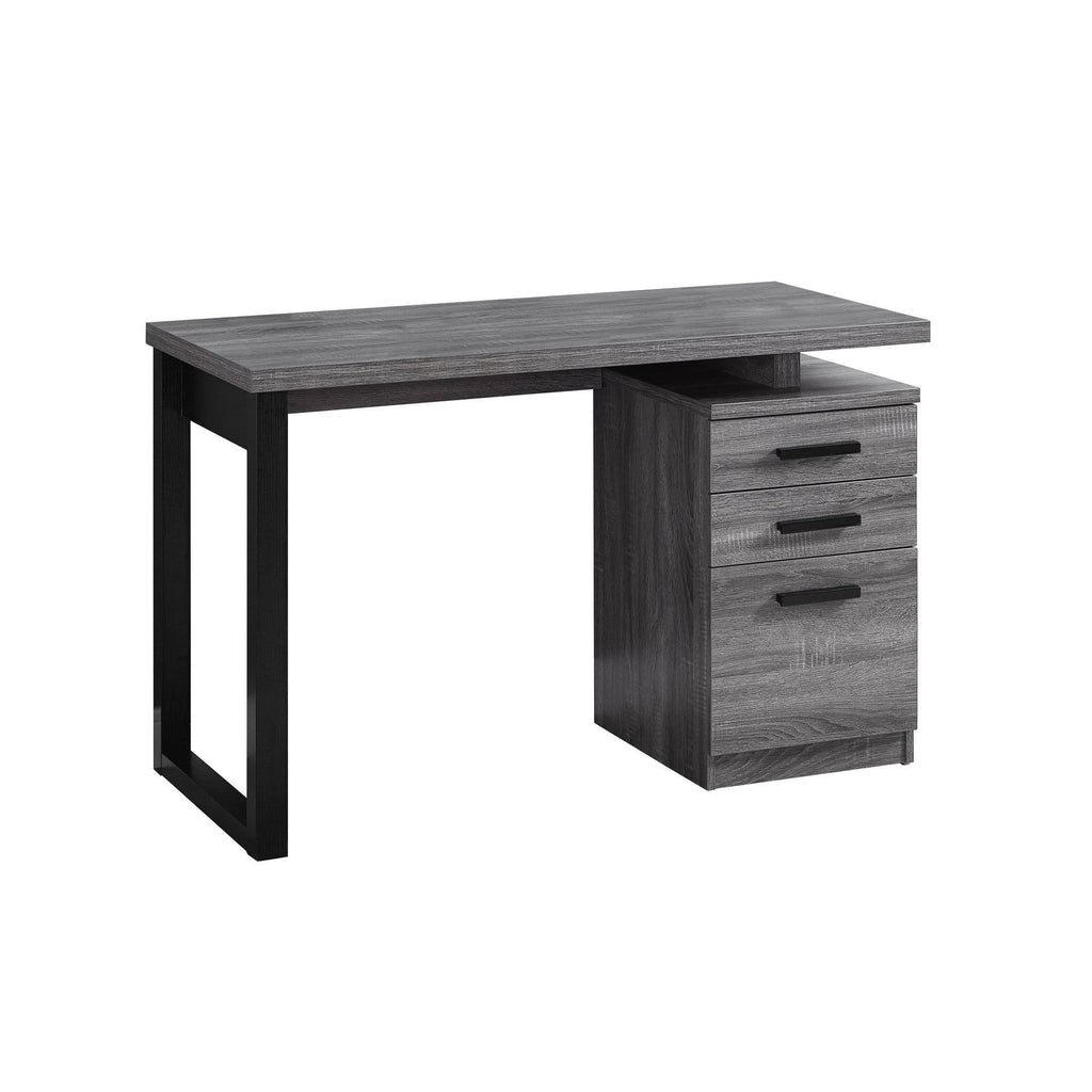 Grey Reclaimed Wood Computer Desk R4746