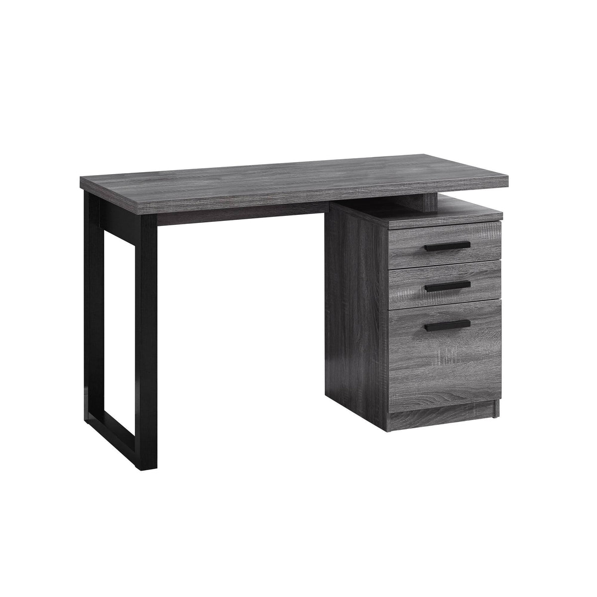 Grey Reclaimed Wood Computer Desk R4746