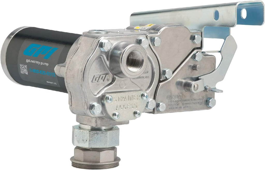 Fuel Transfer Pump with Automatic Shut-Off Nozzle, 15 GPM, 12' Hose L891608