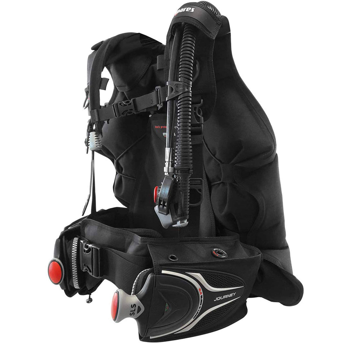 Black Back-Inflation Scuba BCD with Integrated Weight Pockets H76577