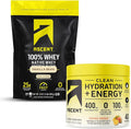 100% Whey Protein Powder Vanilla Bean 2 lb & Electrolytes Orange Mango 40 Servings W83364