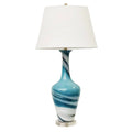 Blue Glass Table Lamp X679369