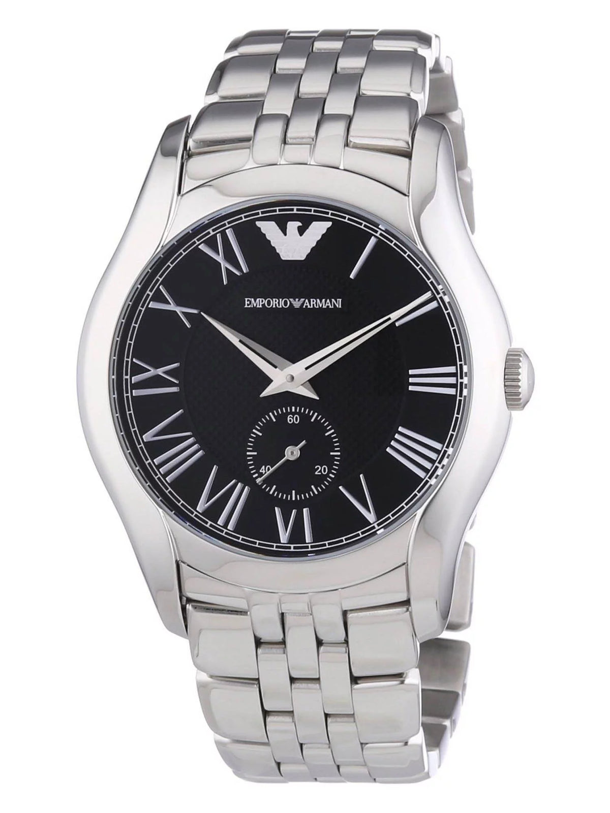 Black Dial Stainless Steel Men's Watch V157533