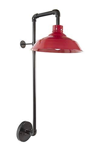 Red Metal Wall Sconce D810