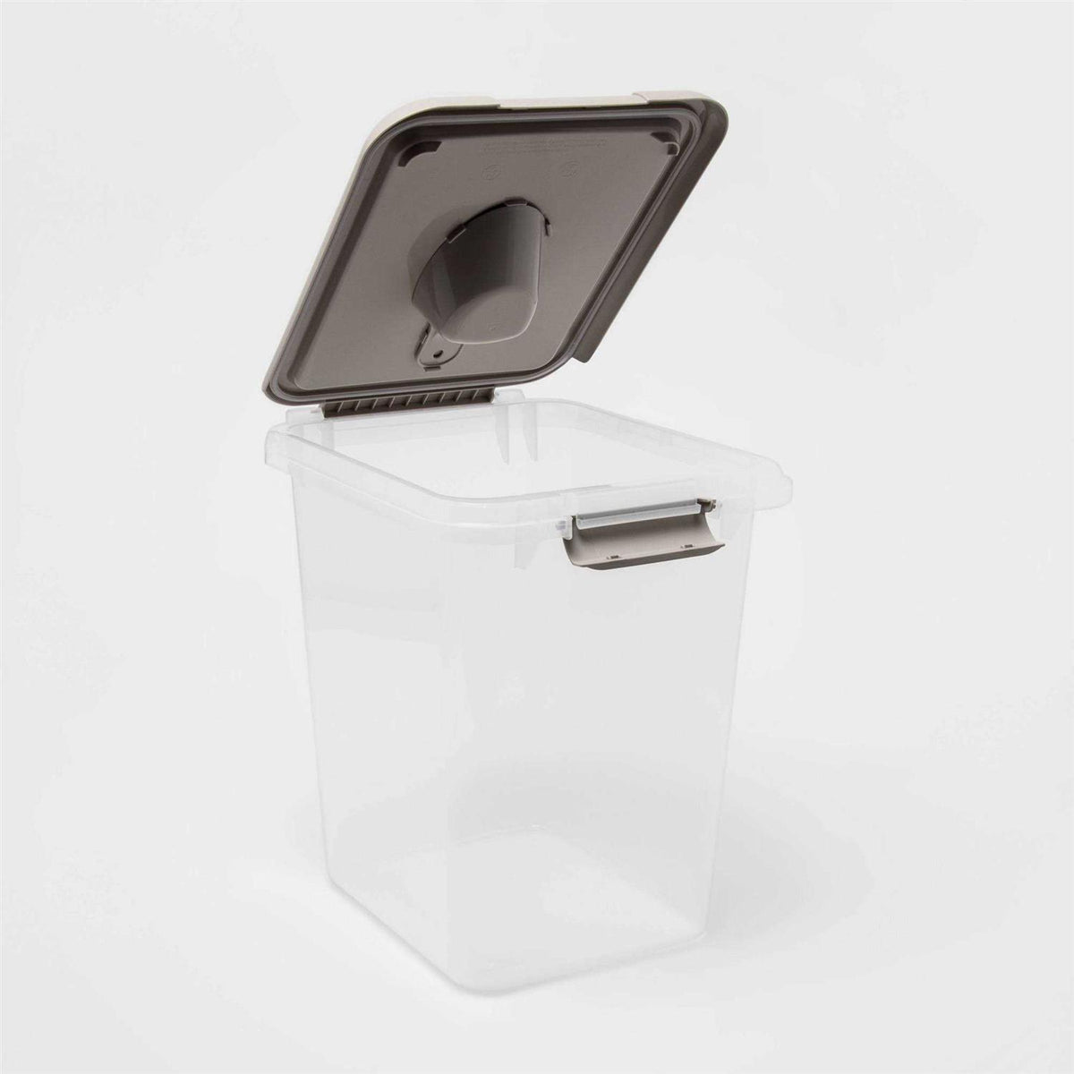 Pet Food Storage Tub with Built-in Scoop T890426