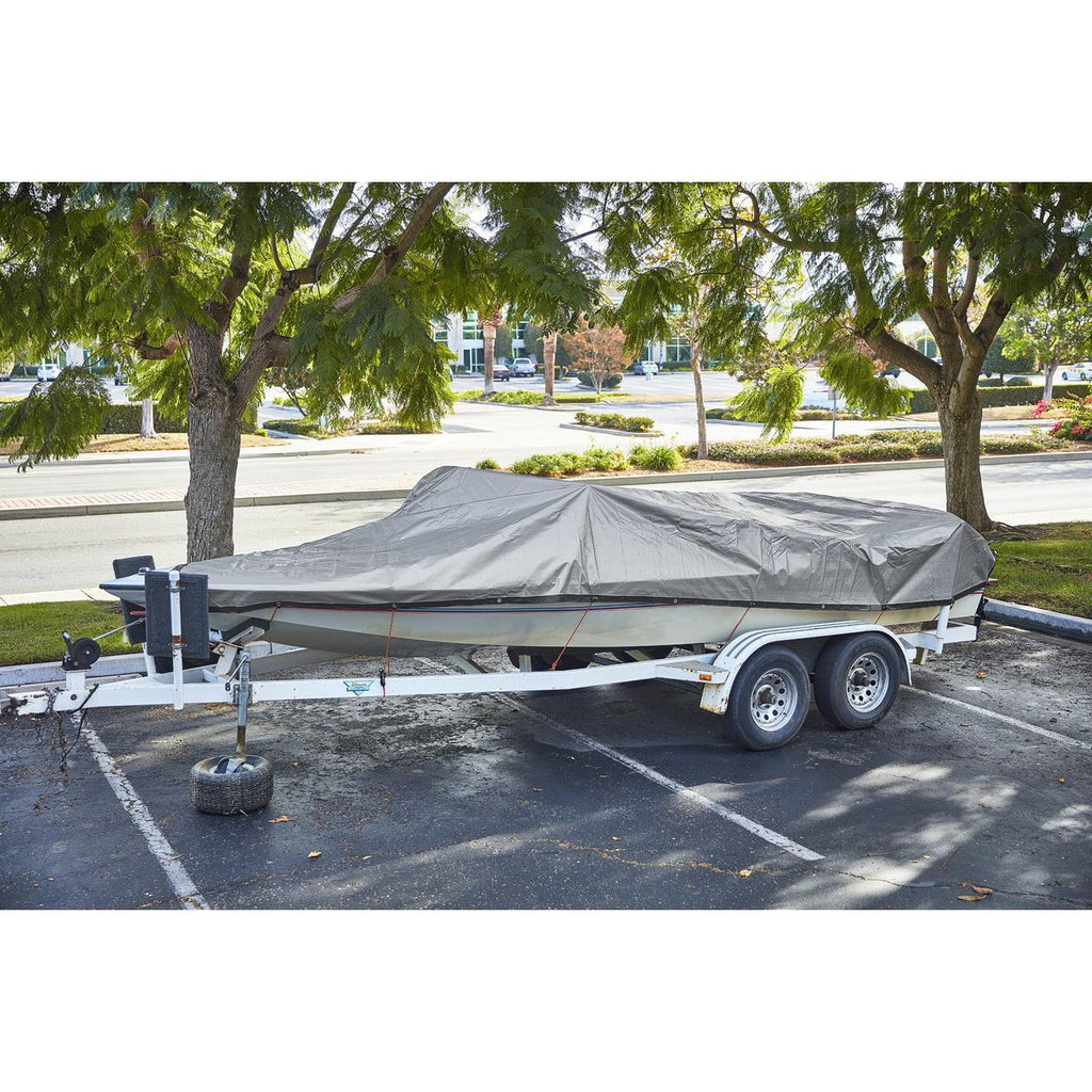 20 ft. x 30 ft. Silver and Black Weather-Resistant Tarp Z72796