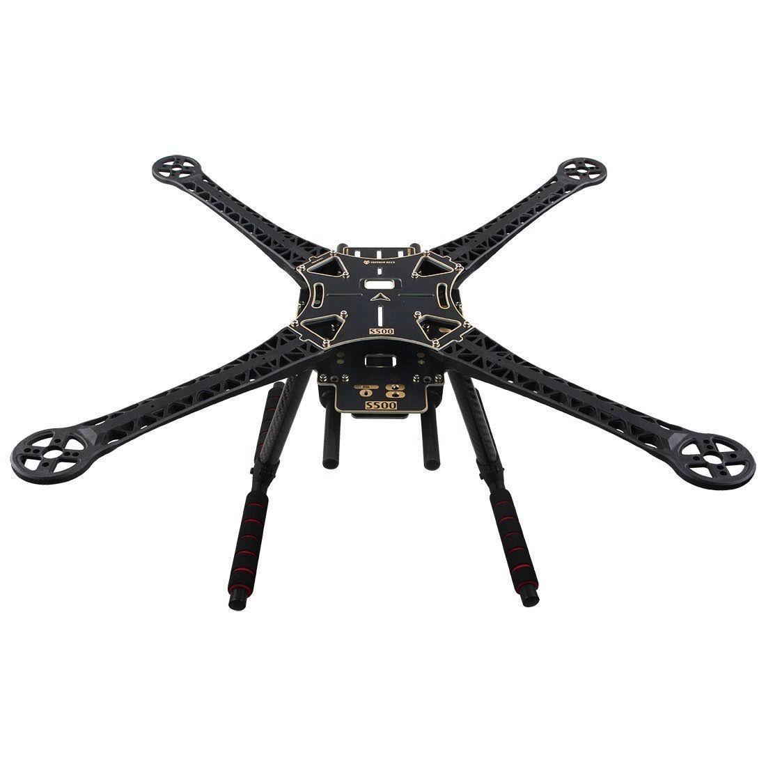 Quadcopter Fuselage Frame Kit PCB Version with Carbon Fiber Landing Gear Skid G66736