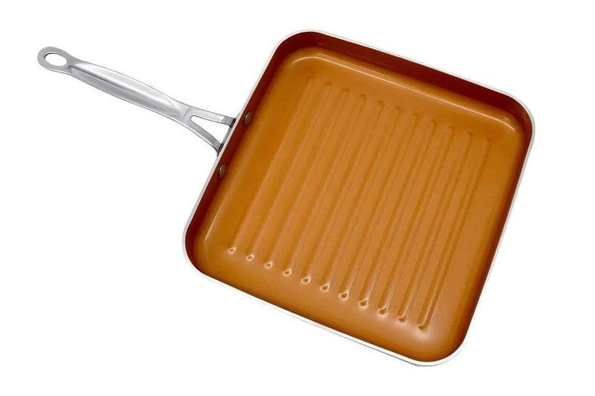 Aluminum Non-Stick Square Grill Pan T418561