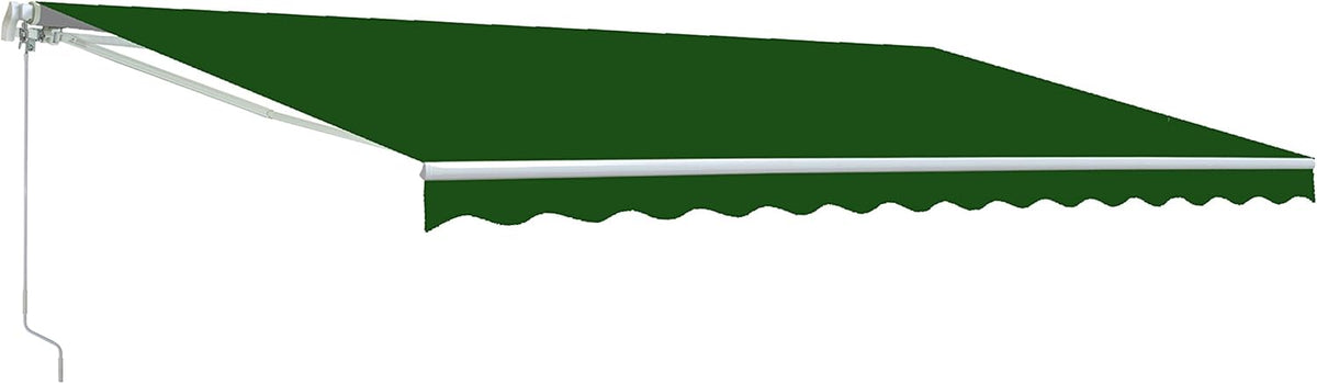 Brown 13 x 10 Feet Retractable Patio Awning Q960486