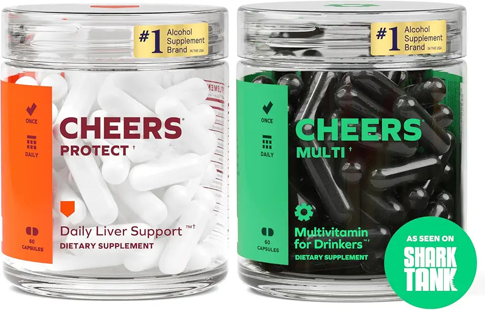 Daily Supplements with Choline, Betaine, Niacin, B-Vitamins, L-Cysteine, DHM E232
