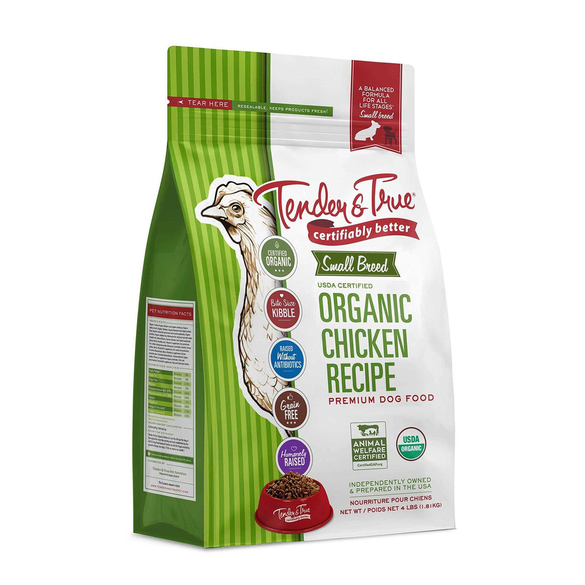 Organic Chicken Dry Dog Food B741