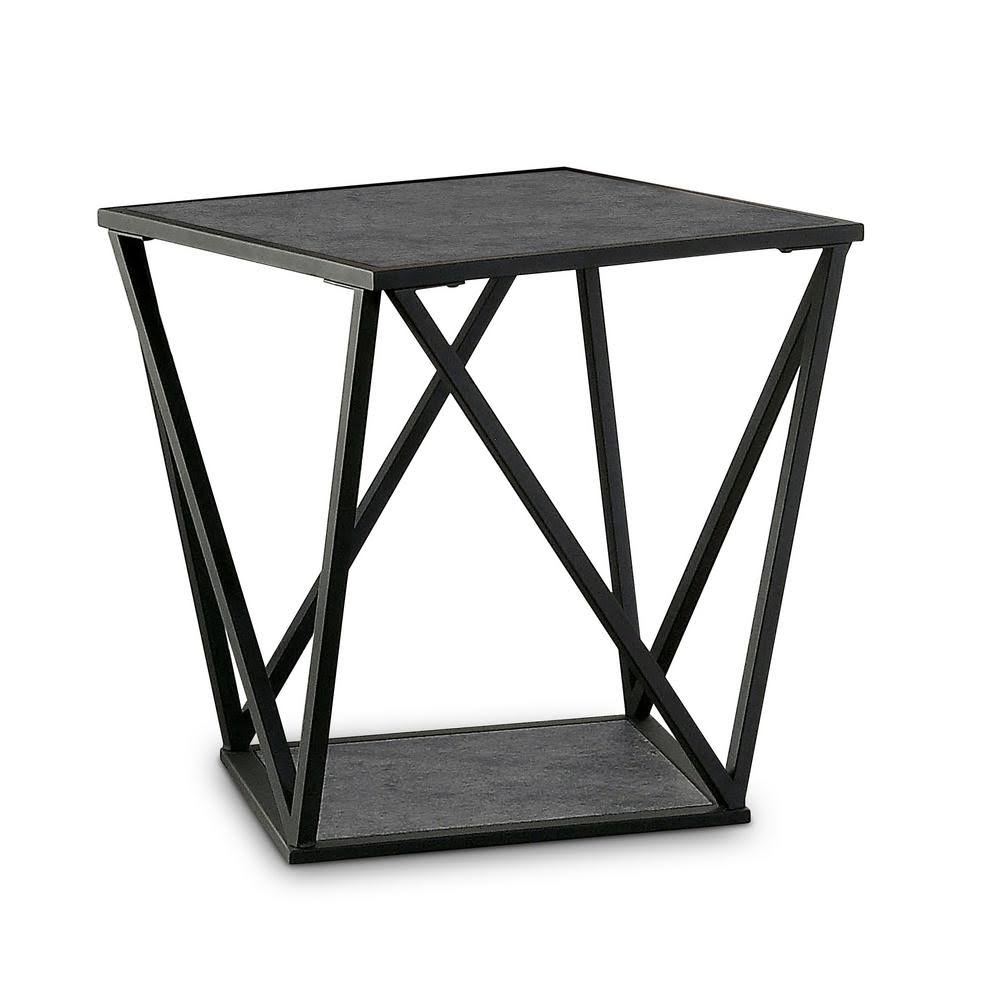 Gray and Sand Black End Table G698526