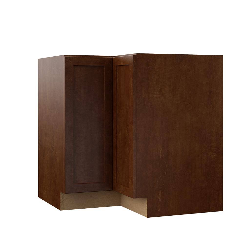 Lazy Susan Corner Base Kitchen Cabinet in Spice I195675