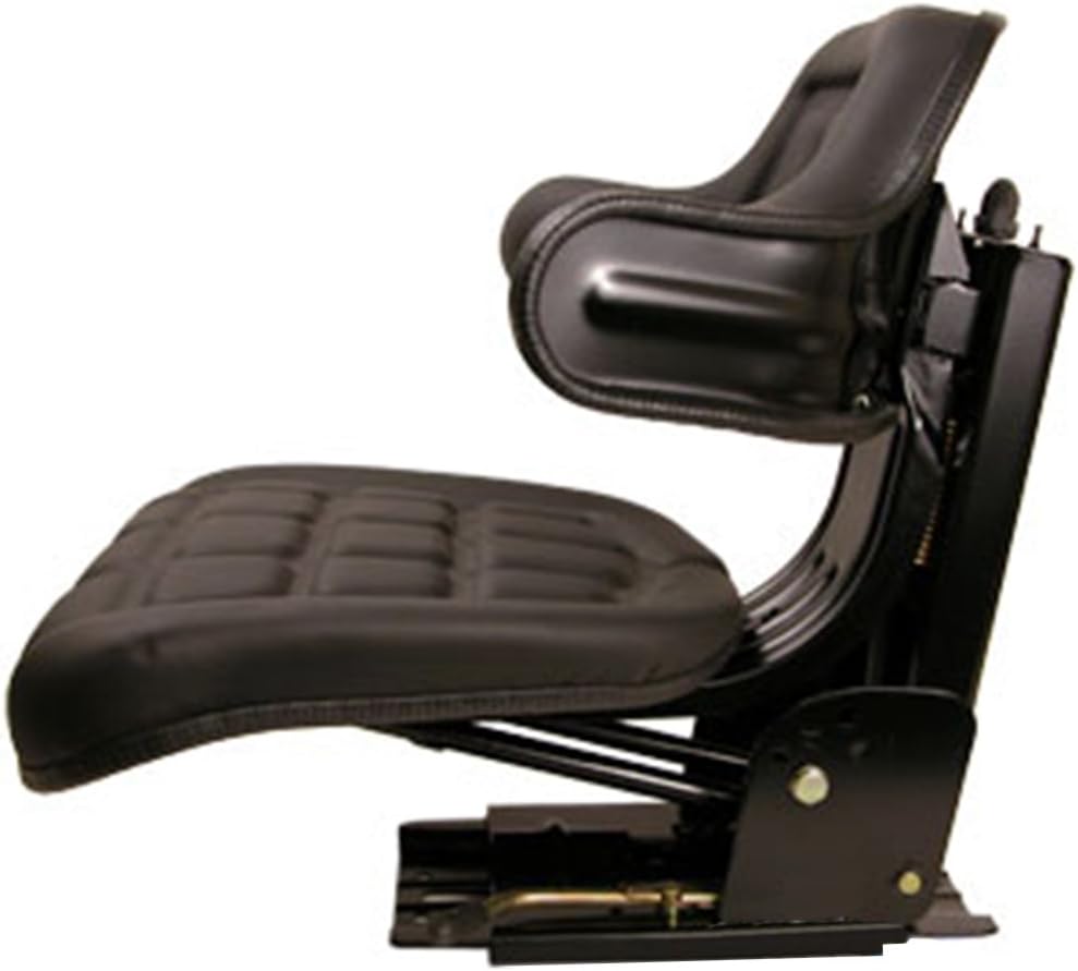 Black Universal Tractor Seat Susp w/ Base & Tracks Pack of 2 Y820