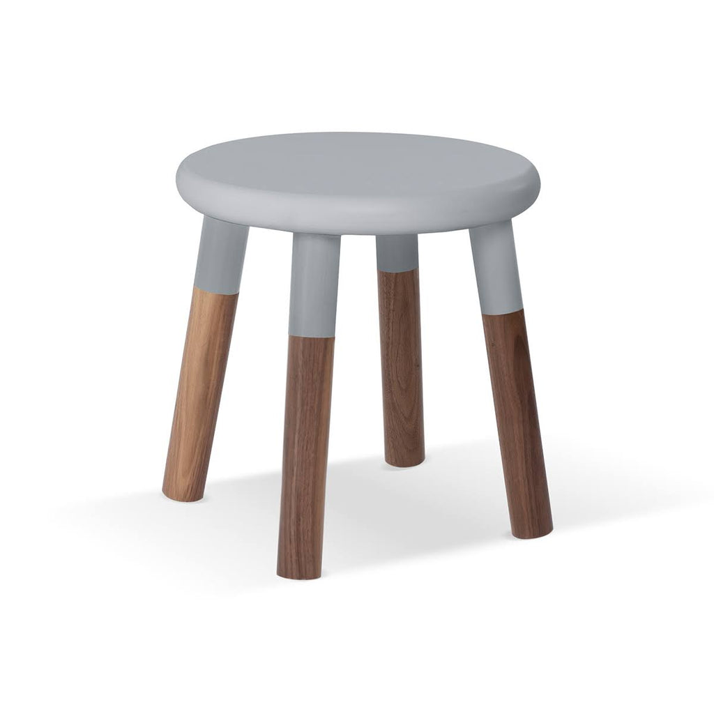 Kids Chair Set of 2 Walnut Deep Blue E188494