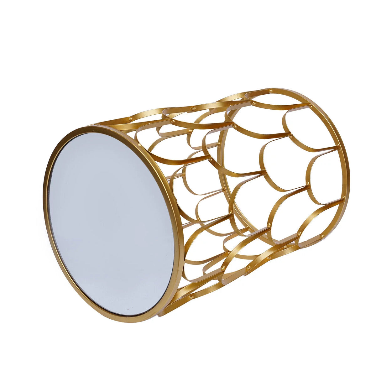 Metal Round Gold End Table K6150