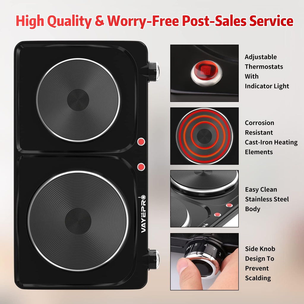 1800W Portable Double Electric Hot Plate G134