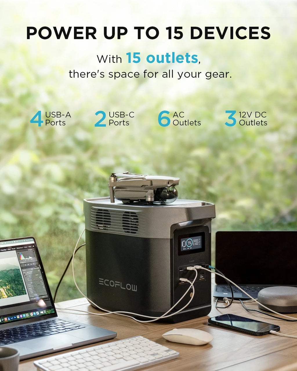 1024Wh 1800W Portable Power Station G163095