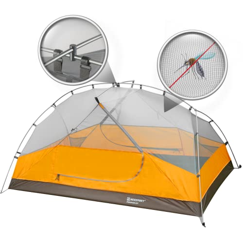Lightweight Backpacking Tent for 2-3 Person, Waterproof Windproof Double Layer C332