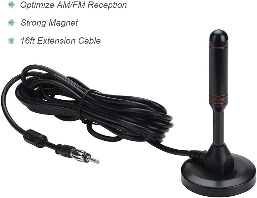 16ft Magnetic AM FM Car Antenna U255513