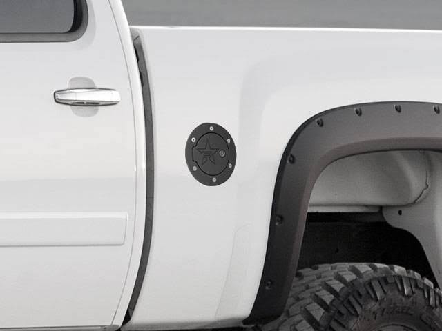 Black Locking Fuel Door K19189