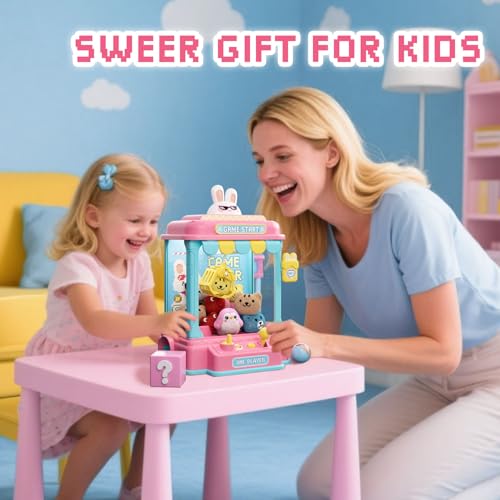 Mini Claw Machine with Plush and Capsule Toy I107