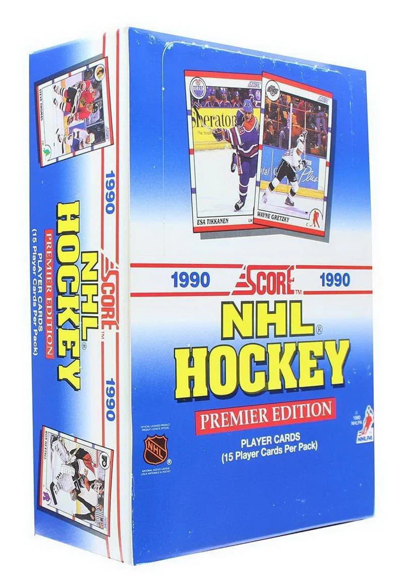NHL 1990 Hockey Trading Card Box 36 Packs R813