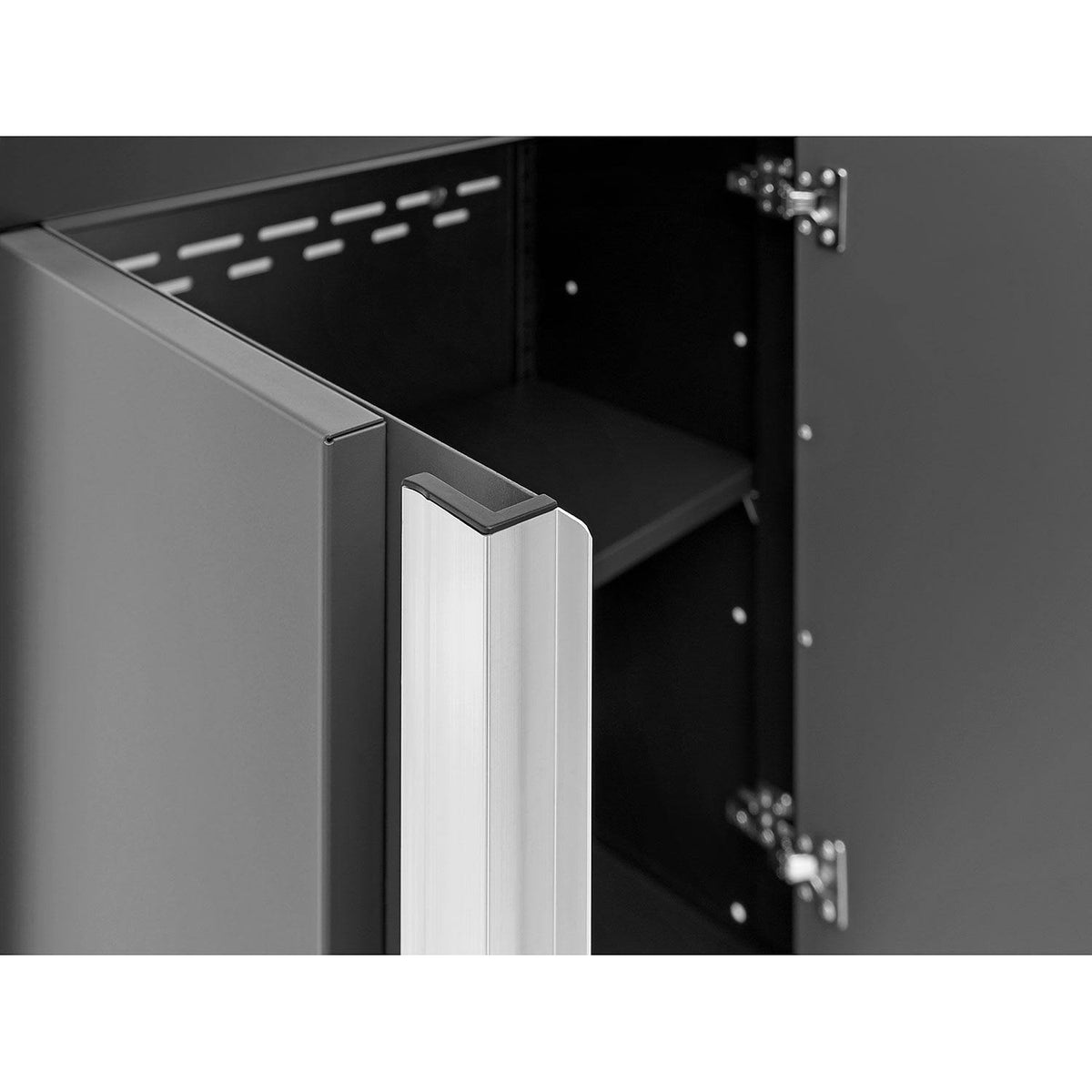 Gray Tall Wall Garage Cabinet H2401
