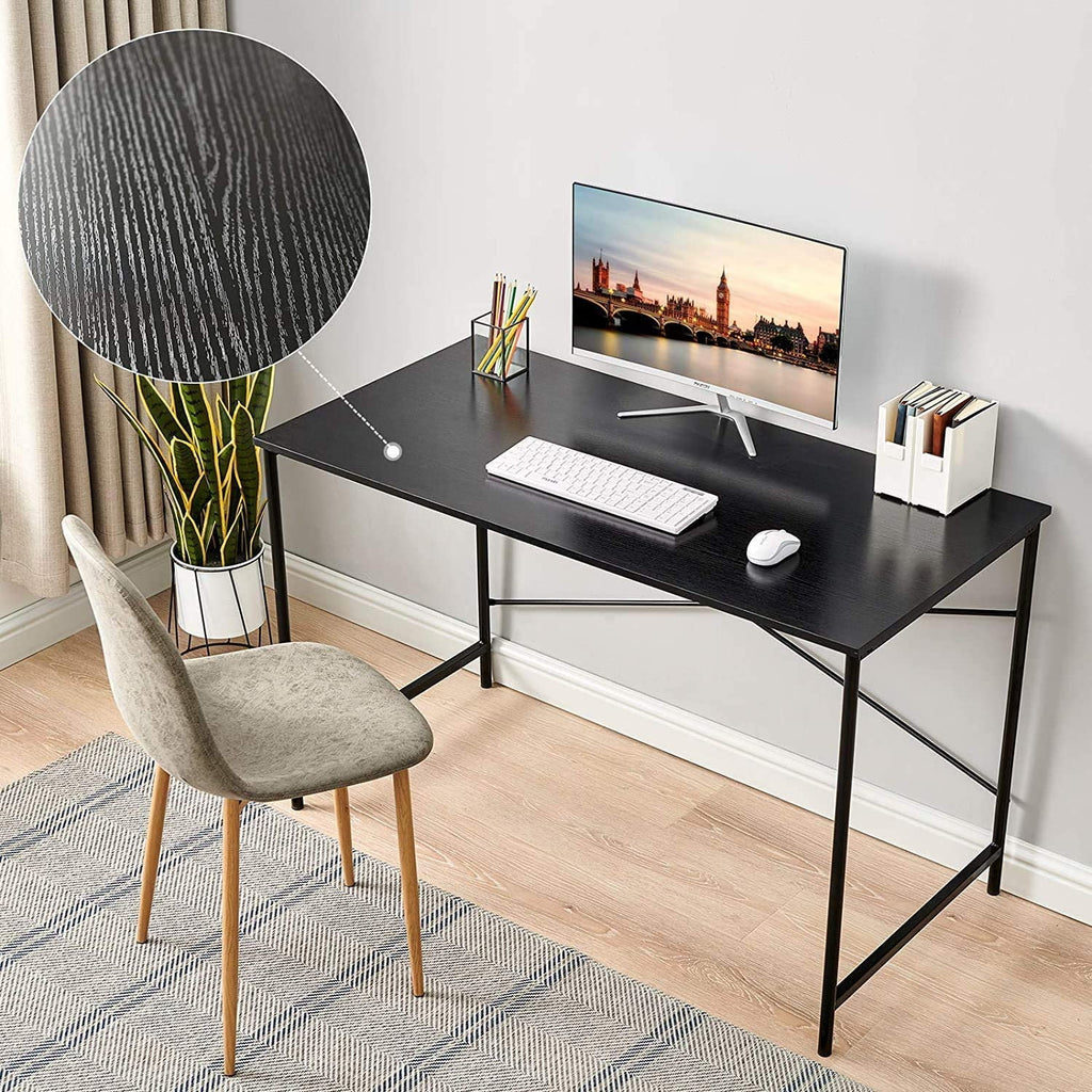 47 inch Black Computer Desk Metal Frame Q759931