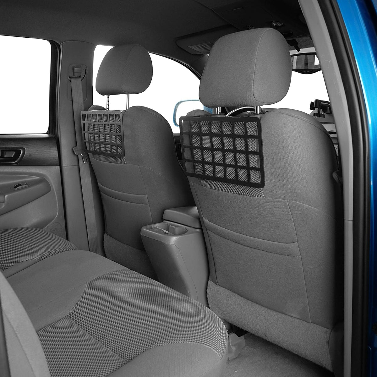 2PCS MOLLE Panel Seat Headrest Storage Metal Shelf for Toyota Tacoma 2005-2022 R7142