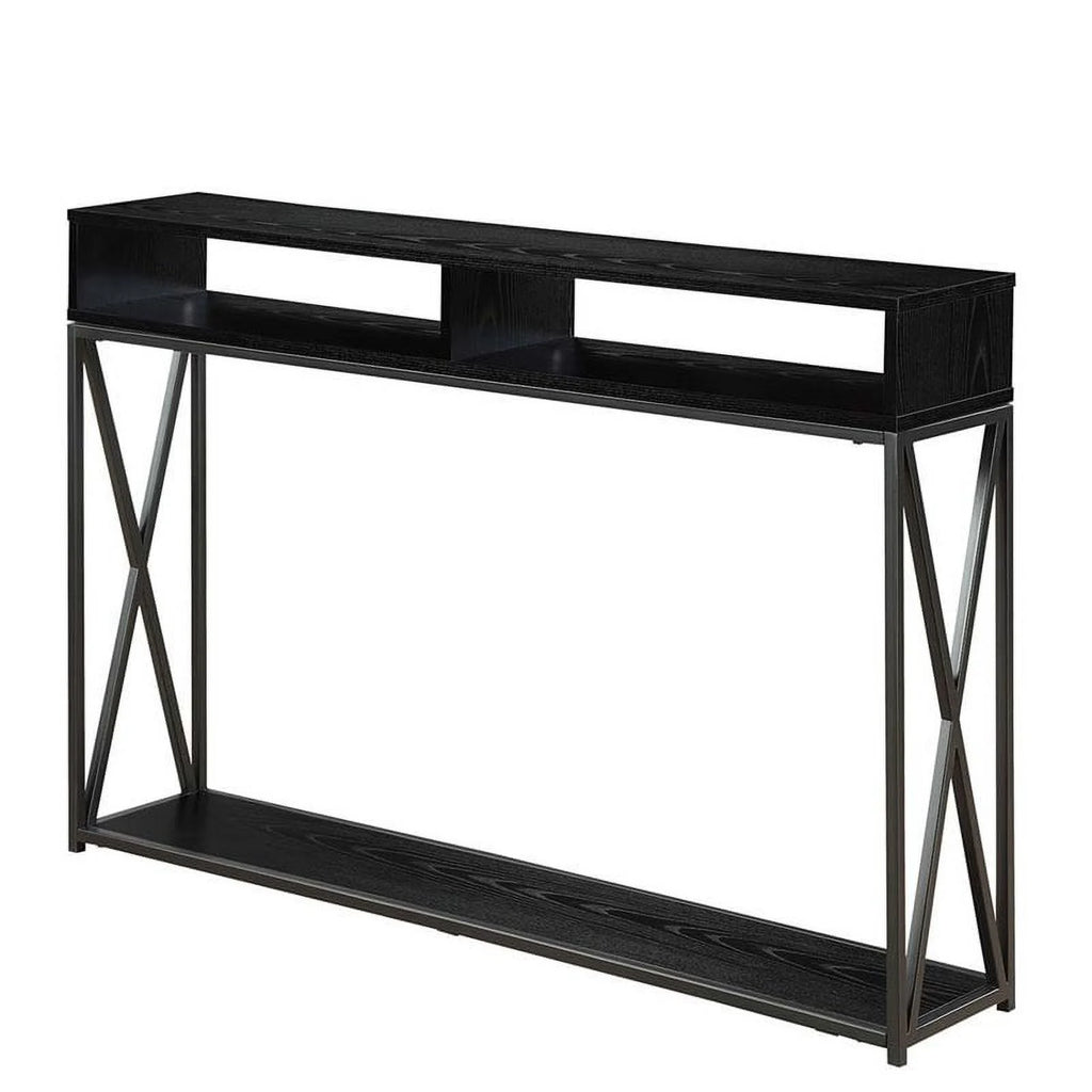 Black Wood Console Table U917