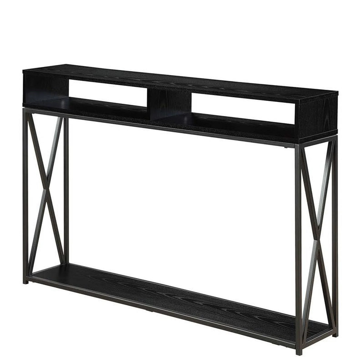 Black Wood Console Table U917
