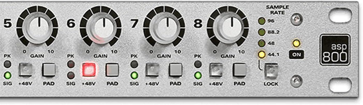 8 Channel Microphone Preamplifier with 2 XLR Mic Cables T816497