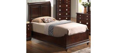 Twin Sleigh Bed in Cappuccino Y8111