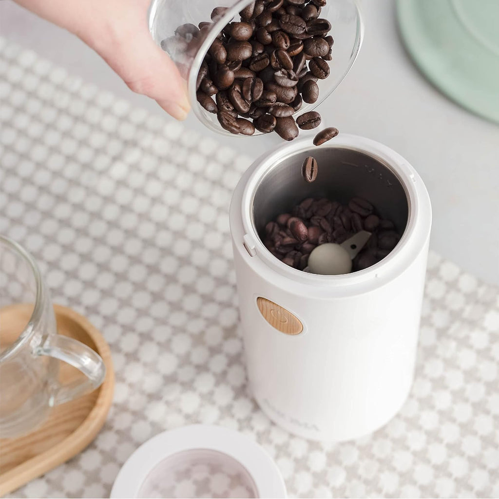 White 40g Mini Electric Coffee Grinder J31569