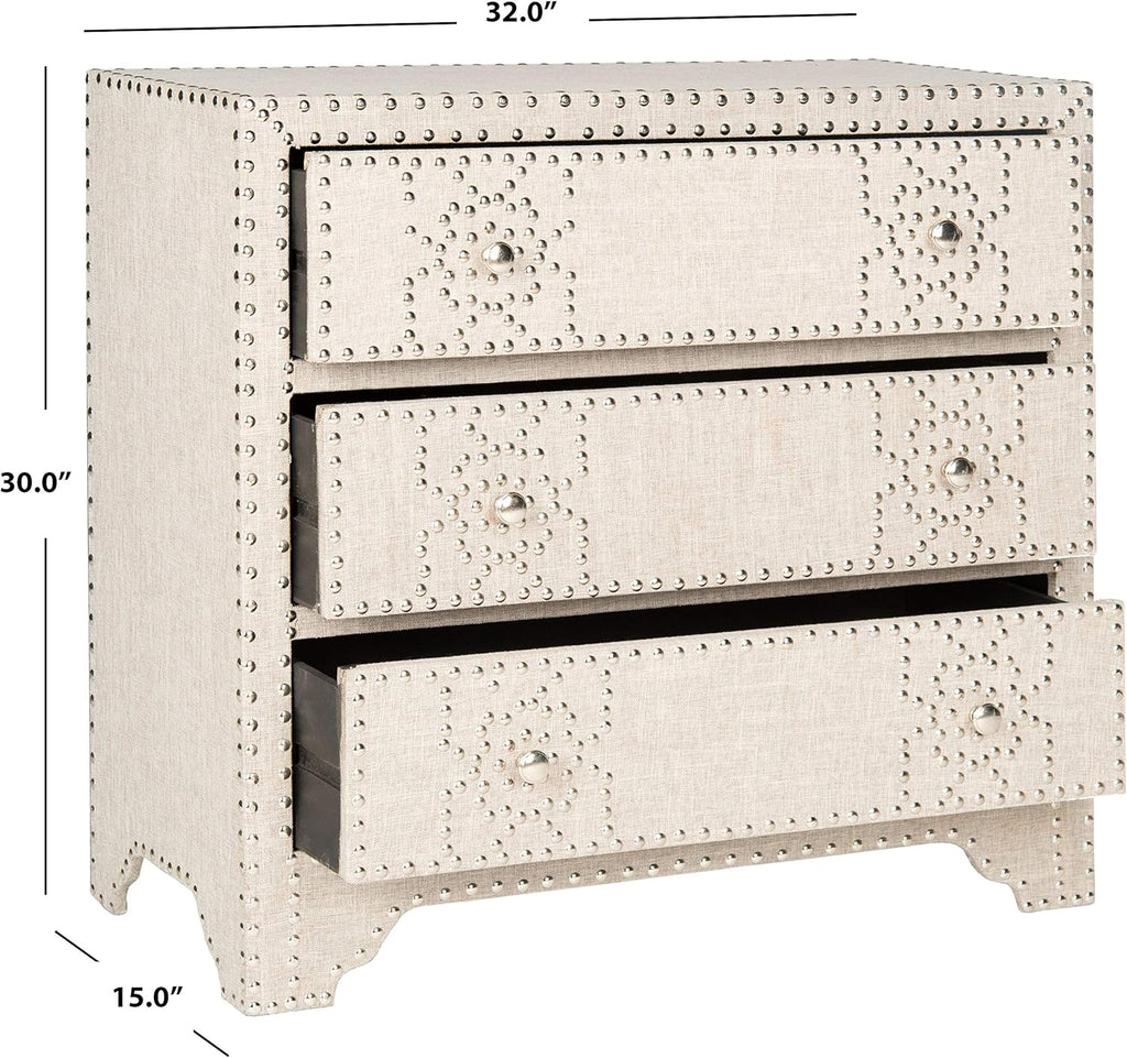 Grey 3 Drawer Chest Y208629