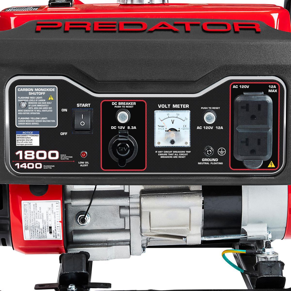 1800 Watt Gas-Powered Portable Generator G972
