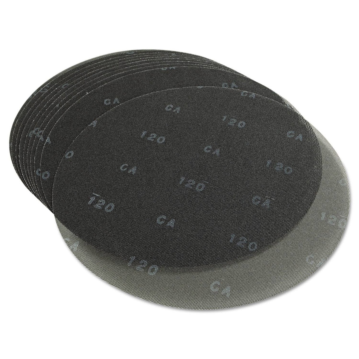 Sanding Screens 20x22 Diameter 120 Grit Black 10/Carton L67471