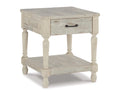 Whitewash End Table D844