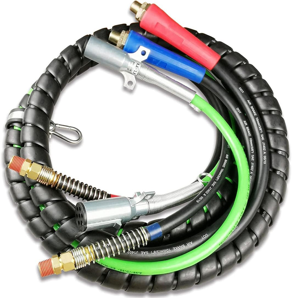 3 in 1 ABS Electrical Cord Air Line Kit 12ft Y7049