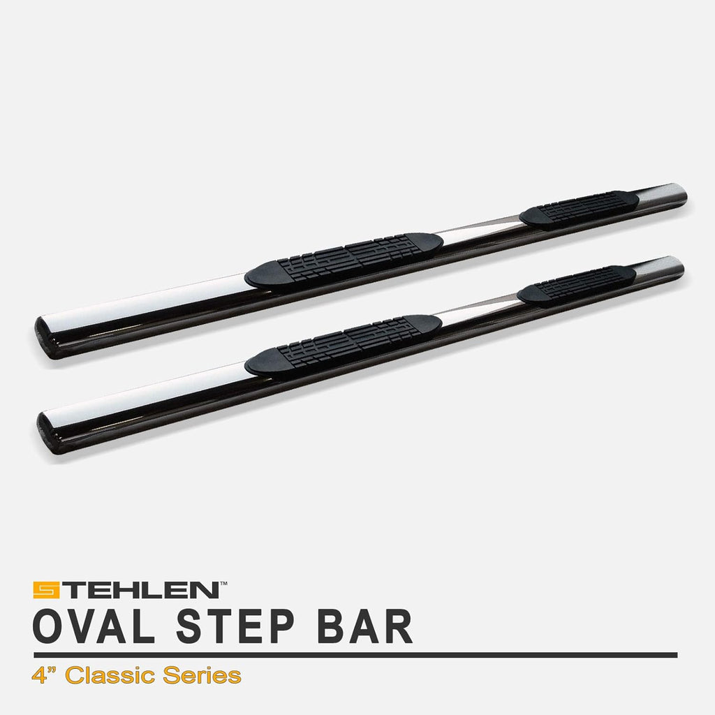 Stainless Steel 4 Oval Side Step Nerf Bars U185463