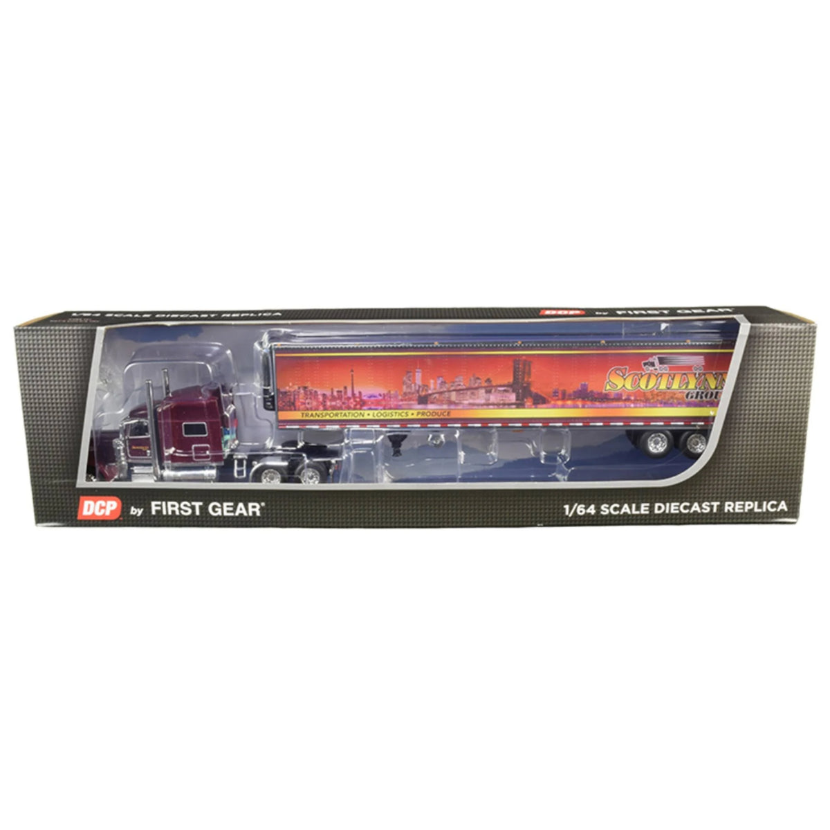 Peterbilt 389 Mid-Roof Sleeper Cab Tractor Truck with Utility Reefer Trailer C47992