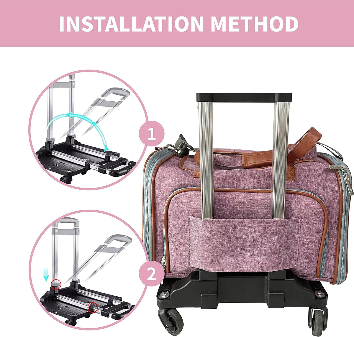 Spinner Wheelbase Luggage Cart H1941