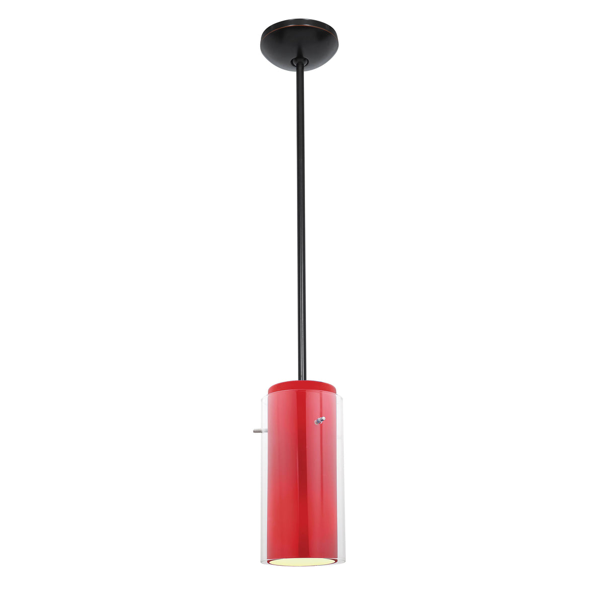 Glass Cylinder Pendant Light C1927