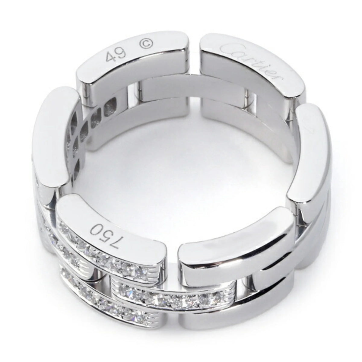 Pre-Owned White Gold Ring E844