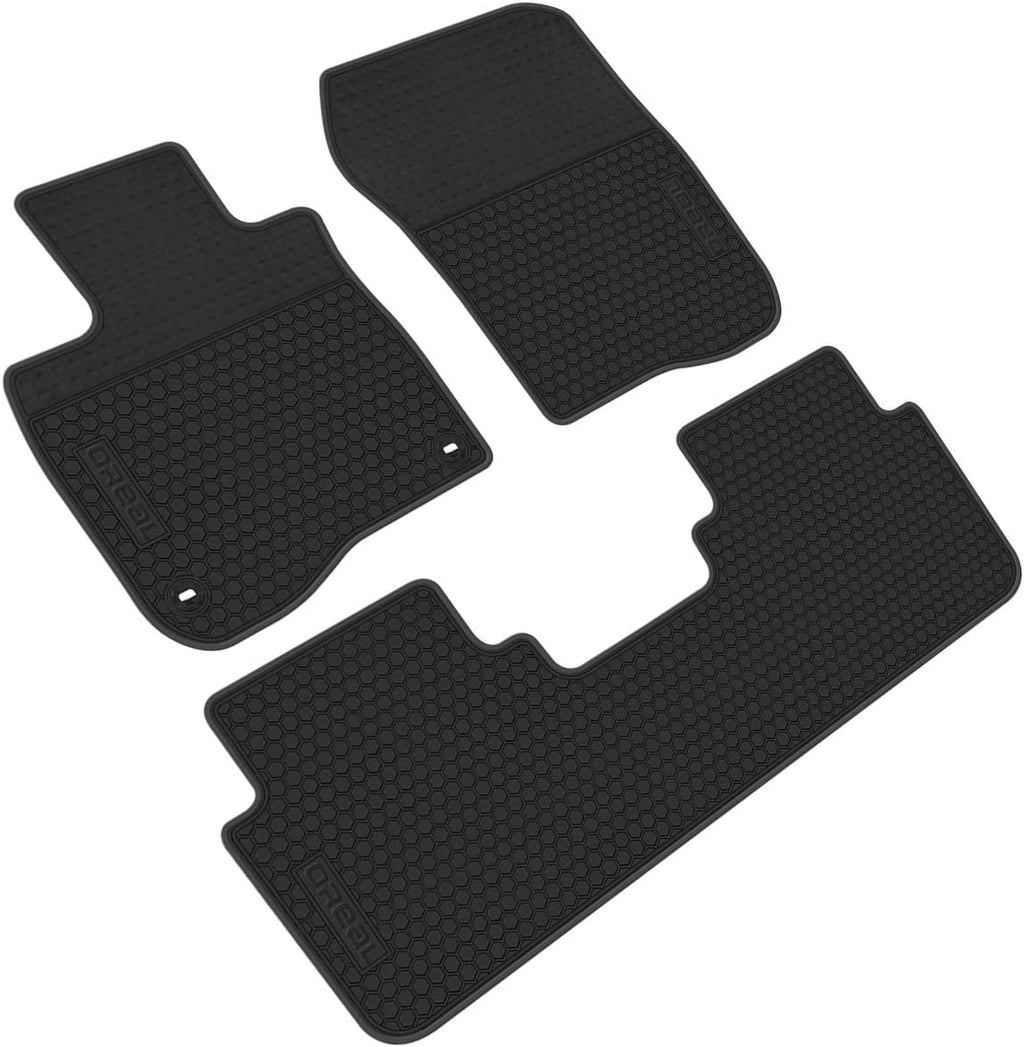 All Weather Floor Liners Custom Fit Heavy Duty Rubber Car Mats B410