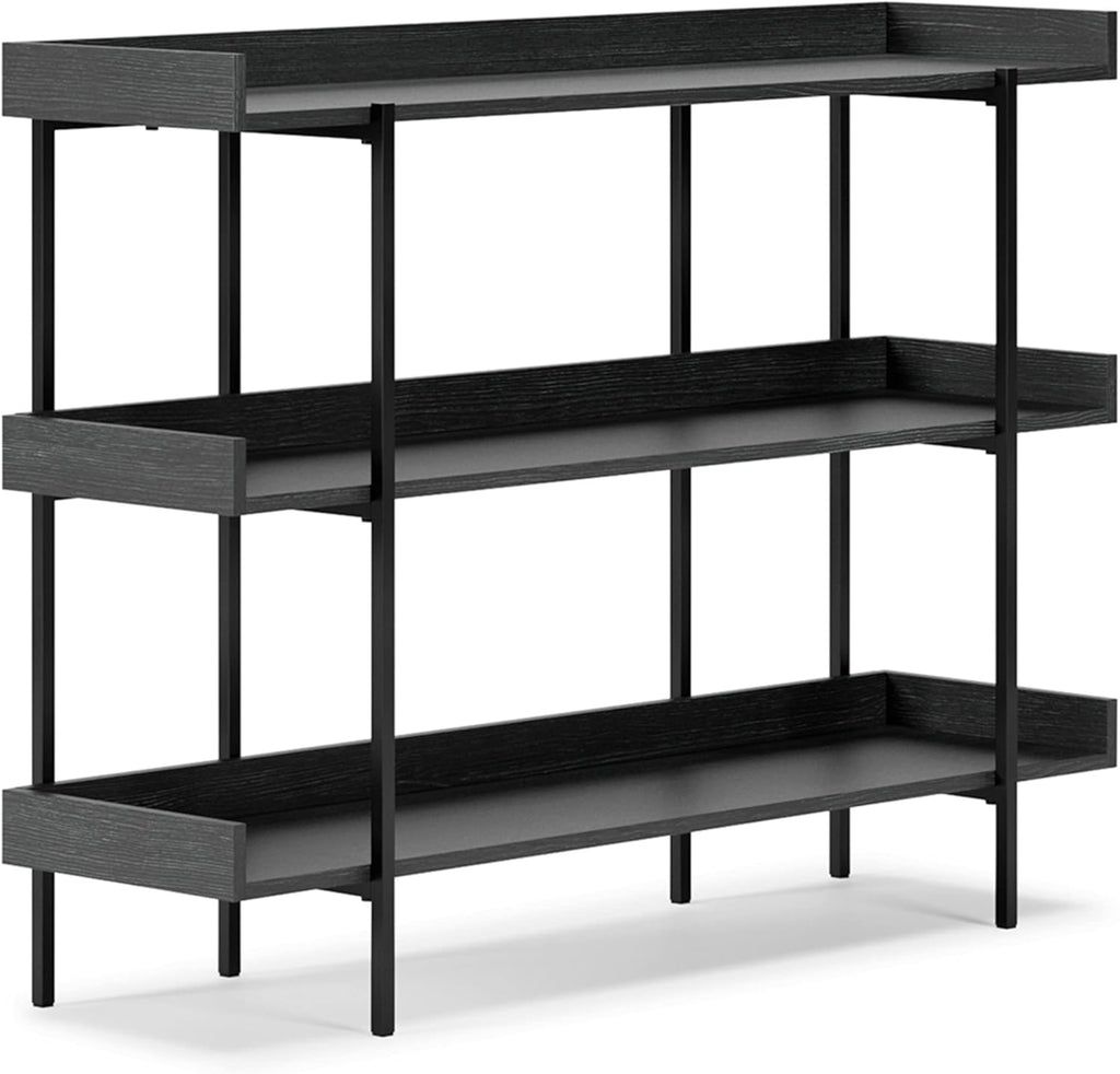 2 Tier Dark Gray Bookcase I3448